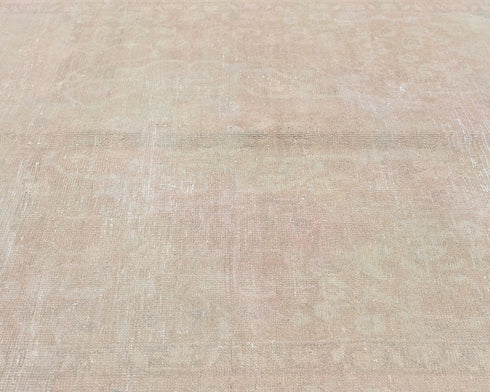 4x7 Vintage Persian Style Hand Knotted Distressed Low Pile Wool Area Rug